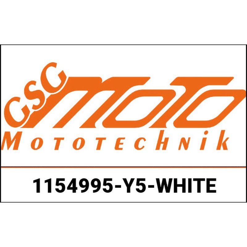1154995-Y5-WHITE クラッシュパッドセット Yamaha FZS 600 Fazer (1998- 2003) GSG Mototechnik (GSGモトテクニック) ホワイト色   1154995-Y5-WHITE