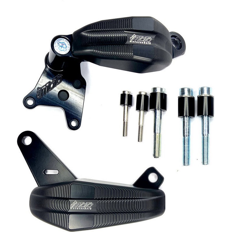 1505040105-W19-SH クラッシュパッドセット ”Streetline” アタッチメント ブラック BMW S 1000 RR (2019 -) 1個 GSG Mototechnik (GSGモトテクニック) 【通販モノタロウ】