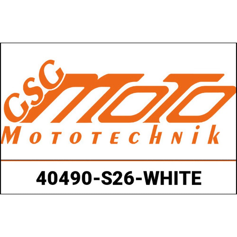 40490-S26-WHITE クラッシュパッドセット Suzuki GSX-R 1000 (2003-2004) GSG Mototechnik (GSGモトテクニック) ホワイト色   40490-S26-WHITE