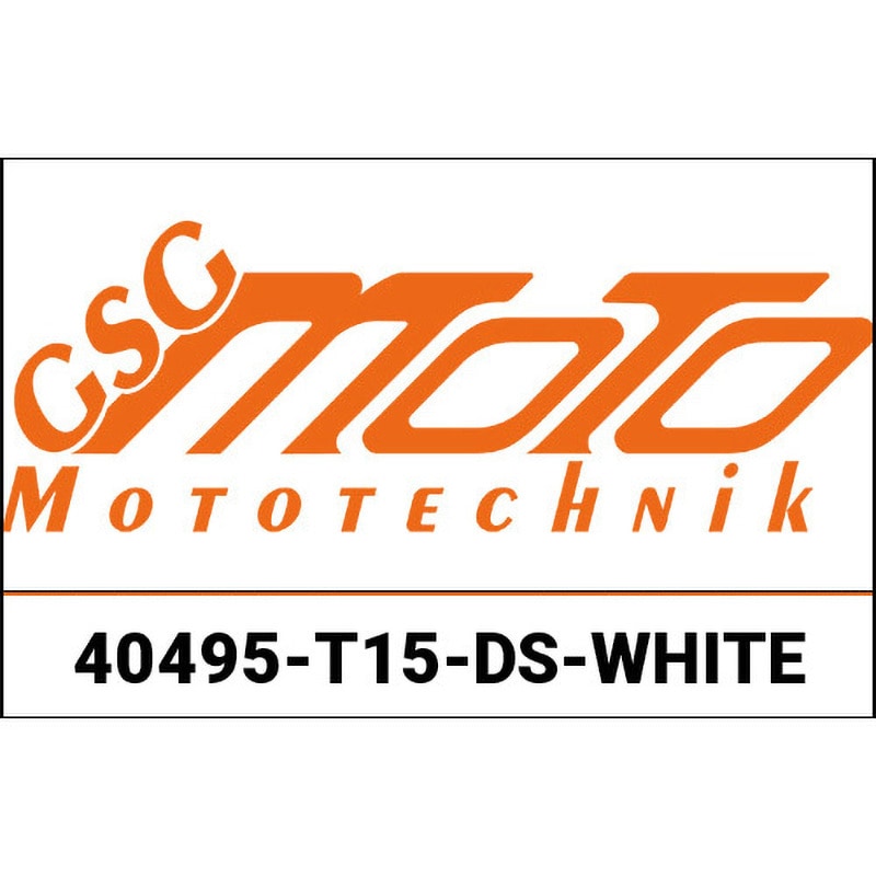 40495-T15-DS-WHITE クラッシュパッドセット Triumph Speed Triple 1050 (2005-2010) ネジ止め GSG Mototechnik (GSGモトテクニック) ホワイト色   40495-T15-DS-WHITE