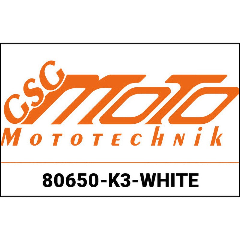 80650-K3-WHITE クラッシュパッドセット Kawasaki ZX-6R (1995-1997) GSG Mototechnik (GSGモトテクニック) ホワイト色   80650-K3-WHITE