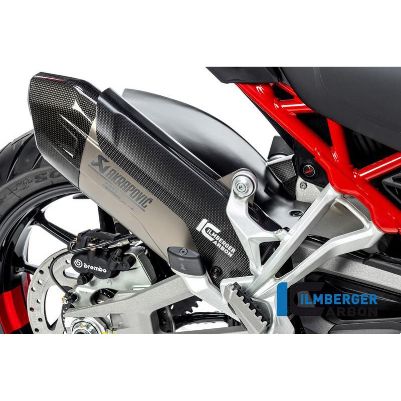 AHS.108.M421M.K Ilmberger / イルムバーガー サイレンサープロテクター マット (Akrapovic製マフラー) Multistrada V4 1個 ILMBERGER (イルムバーガーカーボンパーツ) 【通販モノタロウ】