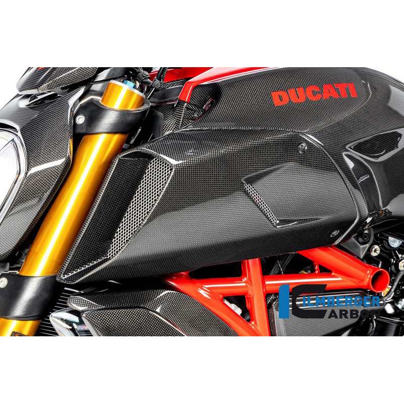 LKL.002.DI19G.K Ilmberger / イルムバーガーカーボンパーツ エアチューブカバー 左側 グロス Diavel MY19 1個 ILMBERGER (イルムバーガーカーボンパーツ) 【通販モノタロウ】