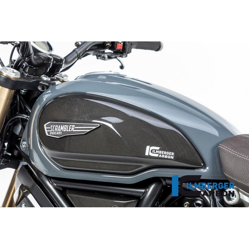 TAL.007.DS11G.K カーボンパーツ タンクカバー 左 グロス surface Ducati Scrambler 1100 from 2017 1個 ILMBERGER (イルムバーガーカーボンパーツ) 【通販モノタロウ】