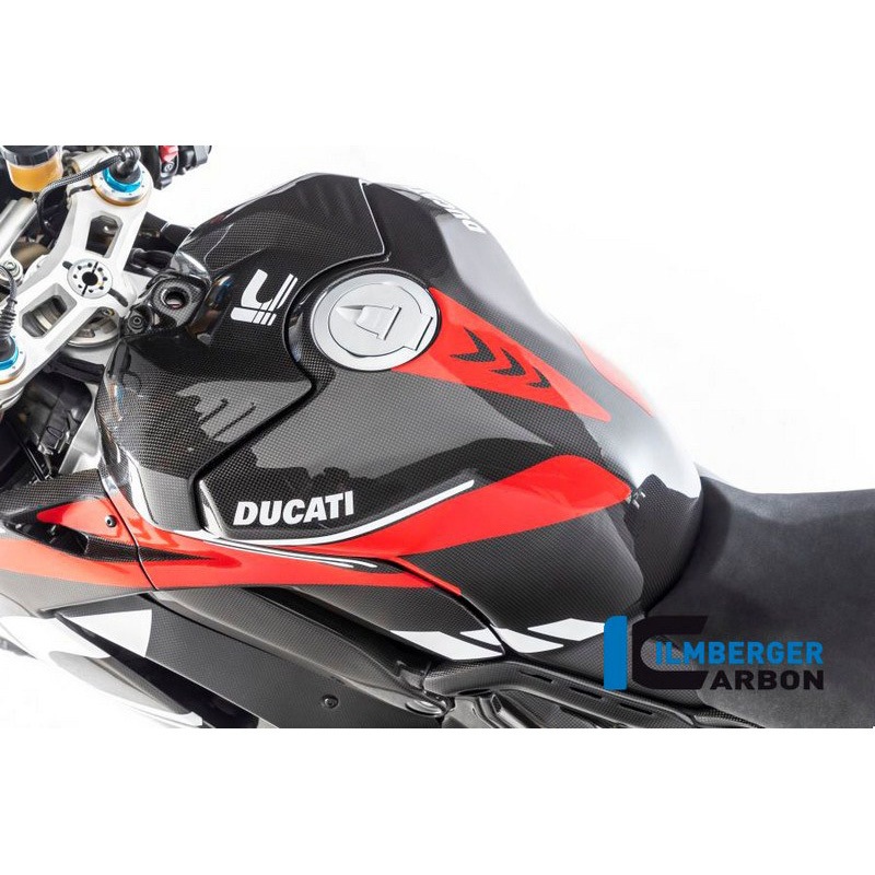 TAV.059.D4RAG.K カーボンパーツ タンクフェアリング + クラッシュパッド マット Panigale V4 Racing 1個 ILMBERGER (イルムバーガーカーボンパーツ) 【通販モノタロウ】