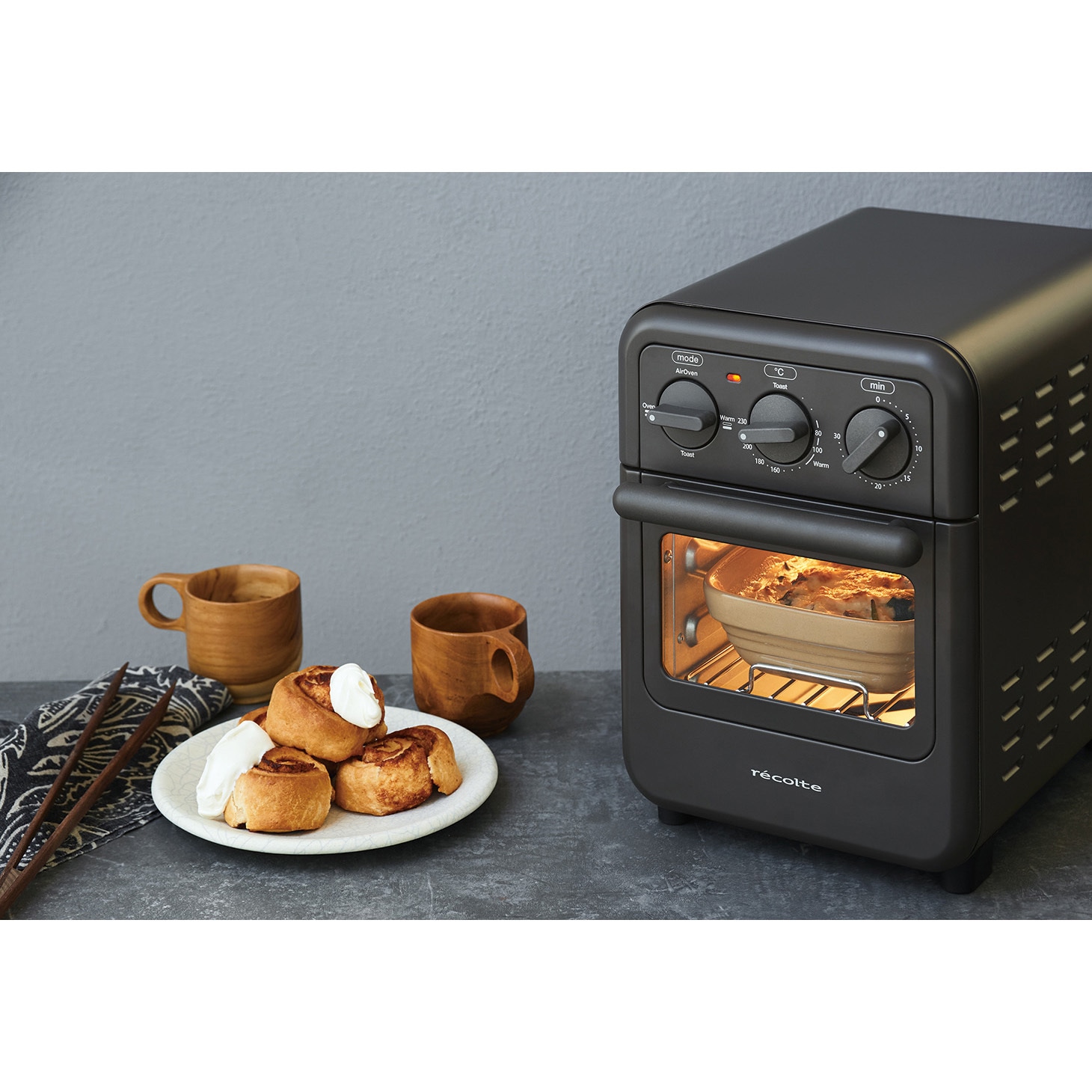 レコルト エアオーブントースター RFT-1 グレー レコルト Air Oven