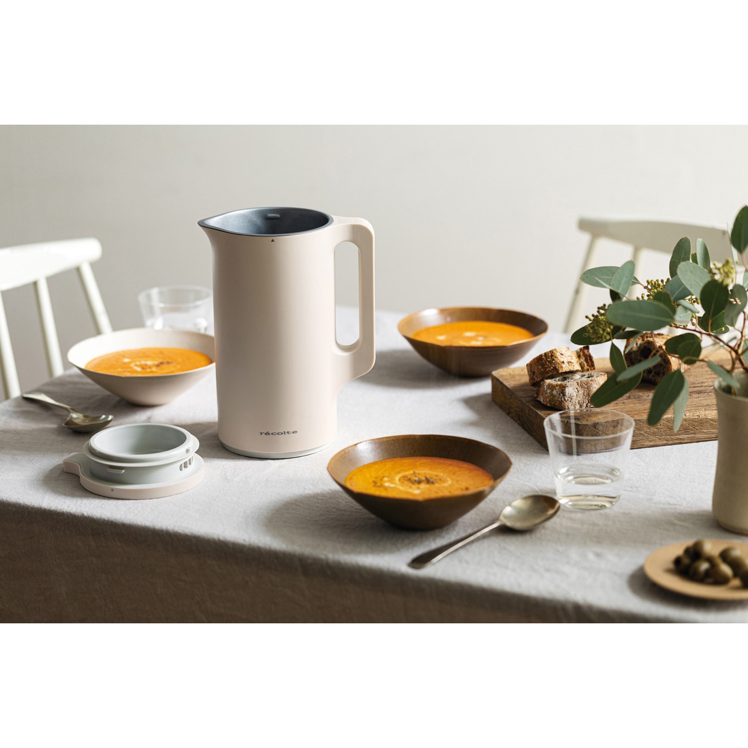 RSY-2(W) 自動調理ポット recolte(レコルト) クリームホワイト色