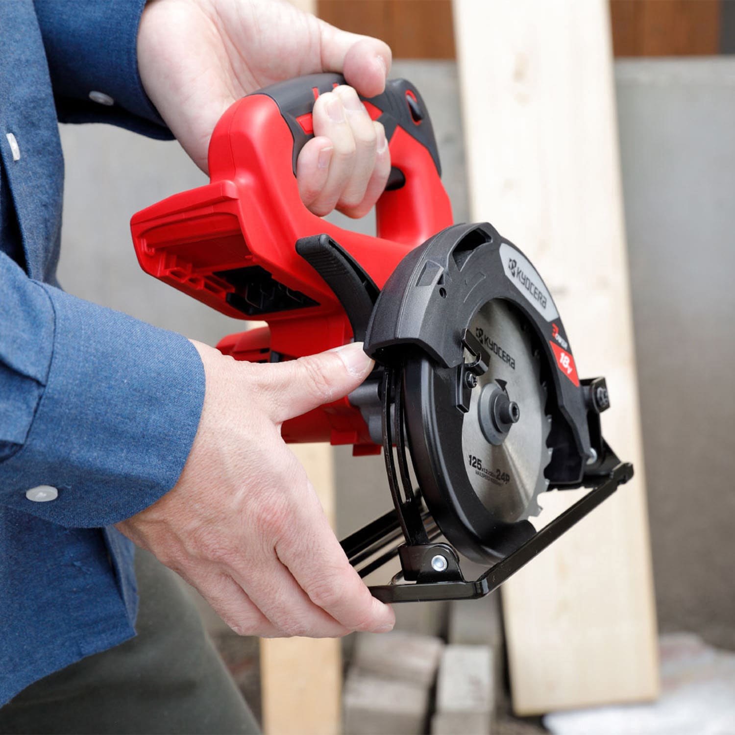 BW-1800本体のみ 充電式丸ノコ(18V) 京セラインダストリアルツールズ