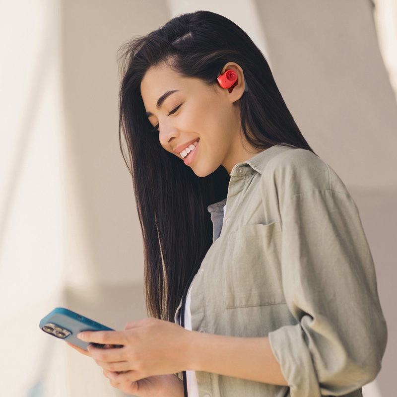 ヘッドフォン　Haylou Bluetooth ワイヤレスイヤホン Purfree Buds OW01 (オレンジ) [HL-OW01OR] HL-OW01OR PurFree Buds OW01 Haylou Bluetooth オープンイヤー