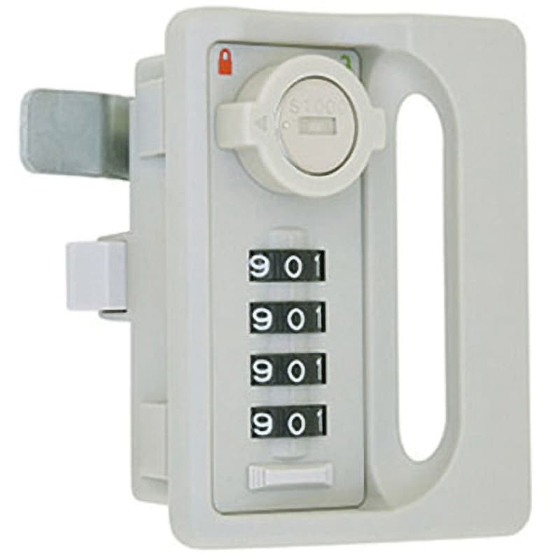 L-346 引手付4桁式コンビネーションロック オートリセットタイプ 鍵