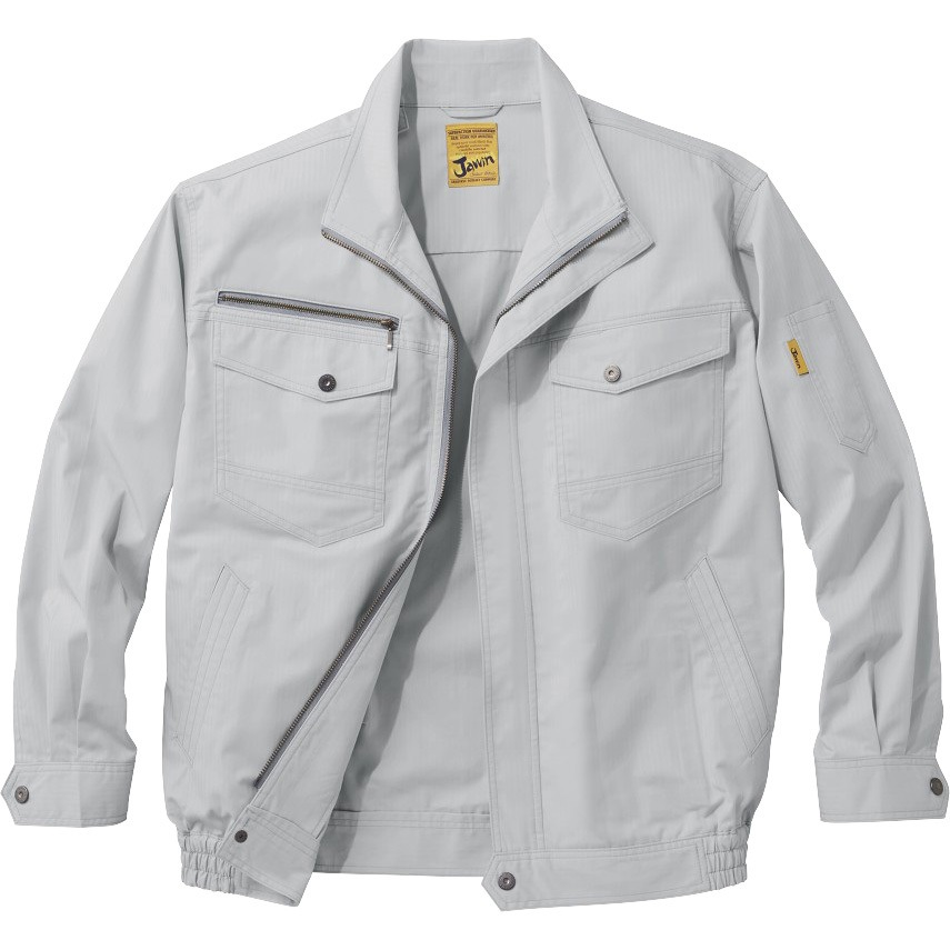 54000 空調服長袖ブルゾン 54000 (服のみ) 自重堂 シルバー色 サイズS