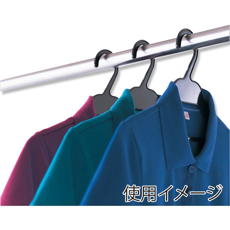 NO.113 プラスチックハンガー シモジマ 材質PP 幅375mm厚さ6mm 1パック