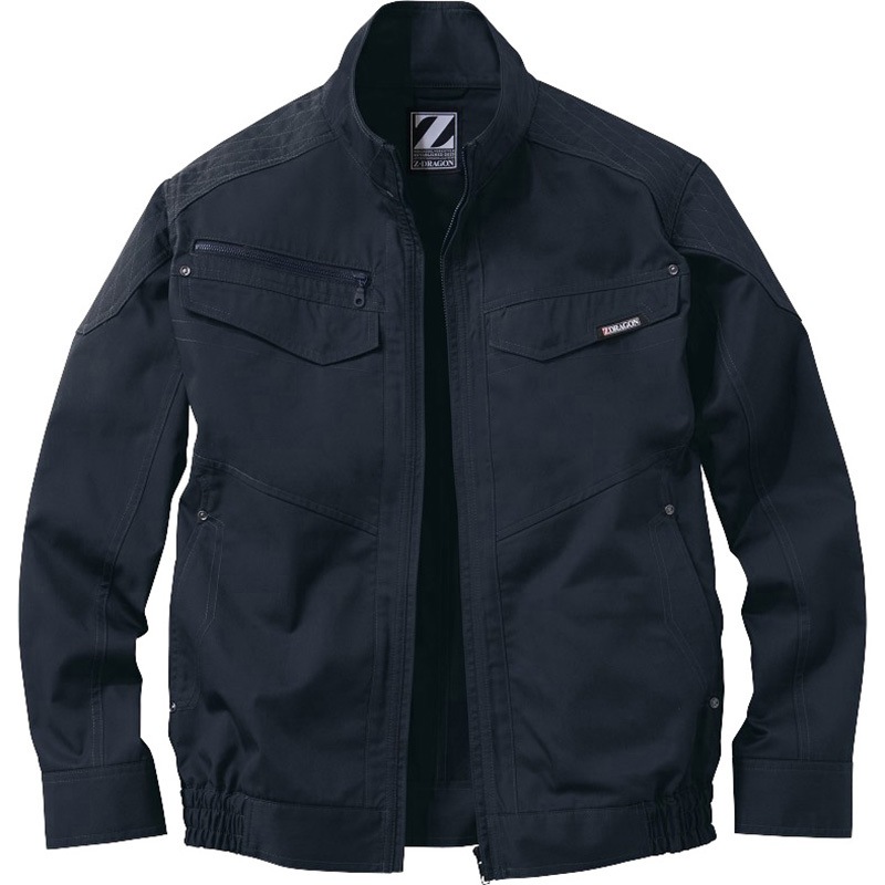 74030 空調服長袖ブルゾン 74030 (服のみ) 自重堂 シックブラック色 サイズS