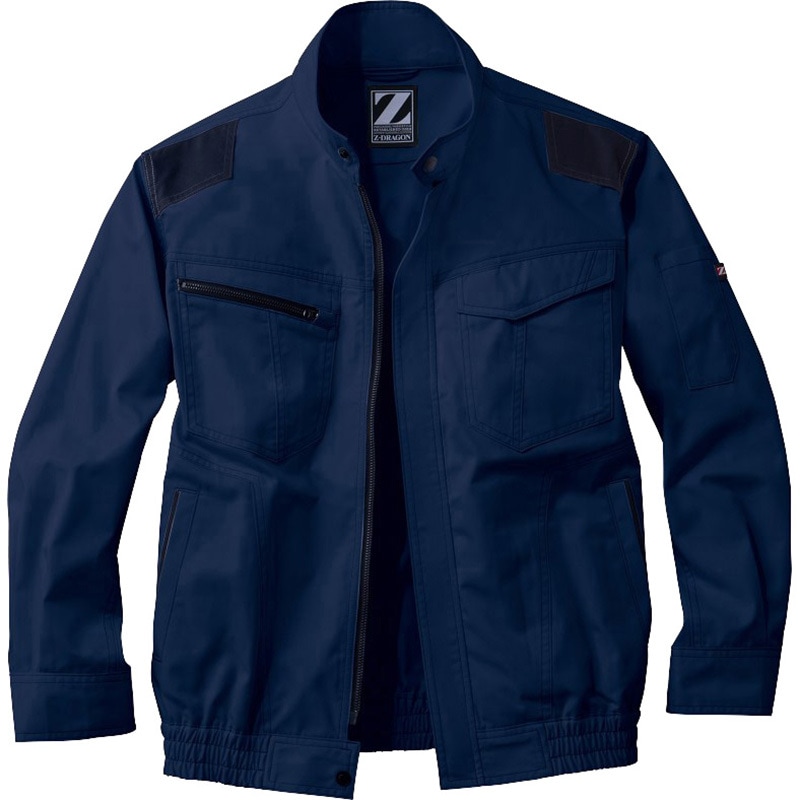 74040 空調服長袖ブルゾン 74040 (服のみ) 自重堂 ネービー色