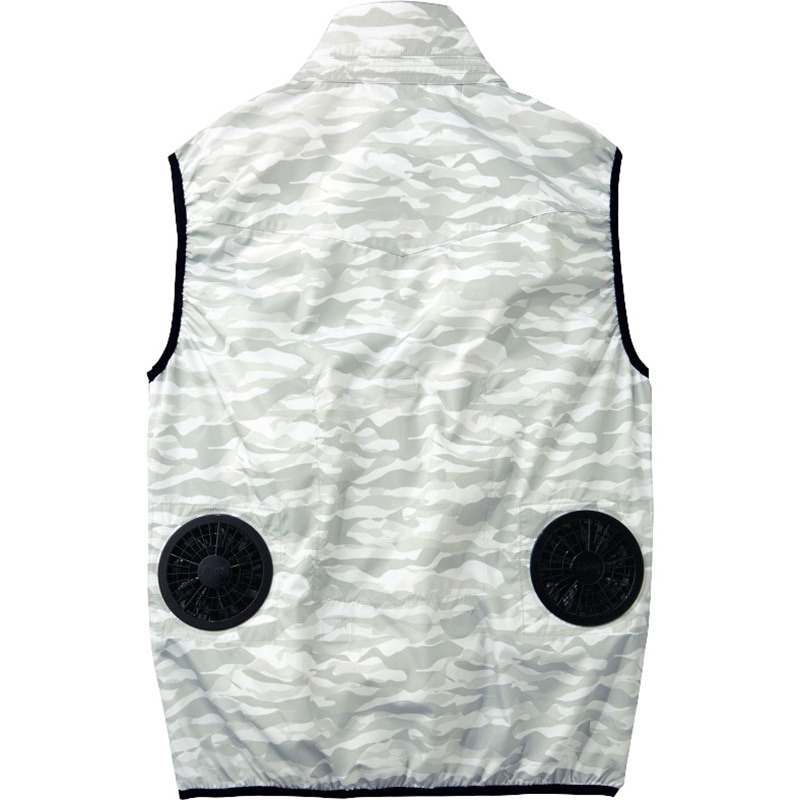 74070 空調服ベスト 74070 (服のみ) 自重堂 ポリエステル100% シルバー