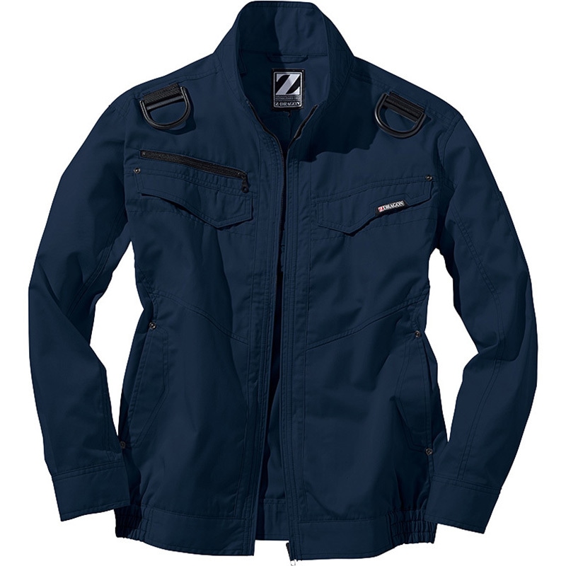 74120 空調服長袖ブルゾン 74120 (服のみ) 自重堂 ネービー色 サイズS