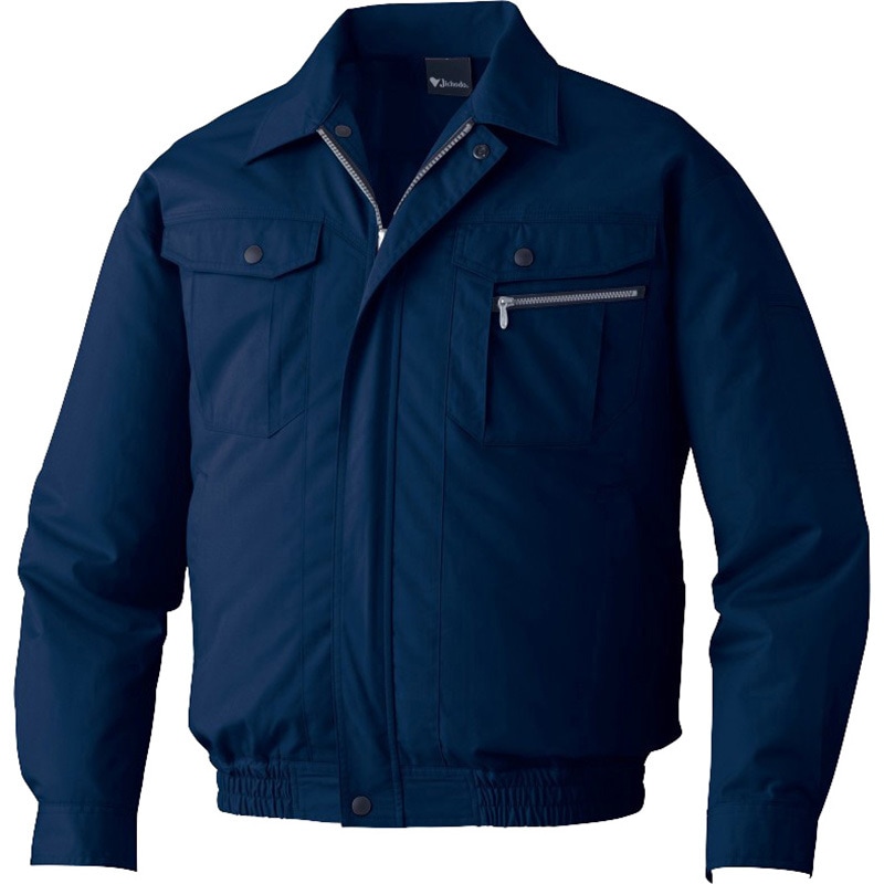 87040 空調服長袖ブルゾン 87040 (服のみ) 自重堂 ネービー色 サイズLL