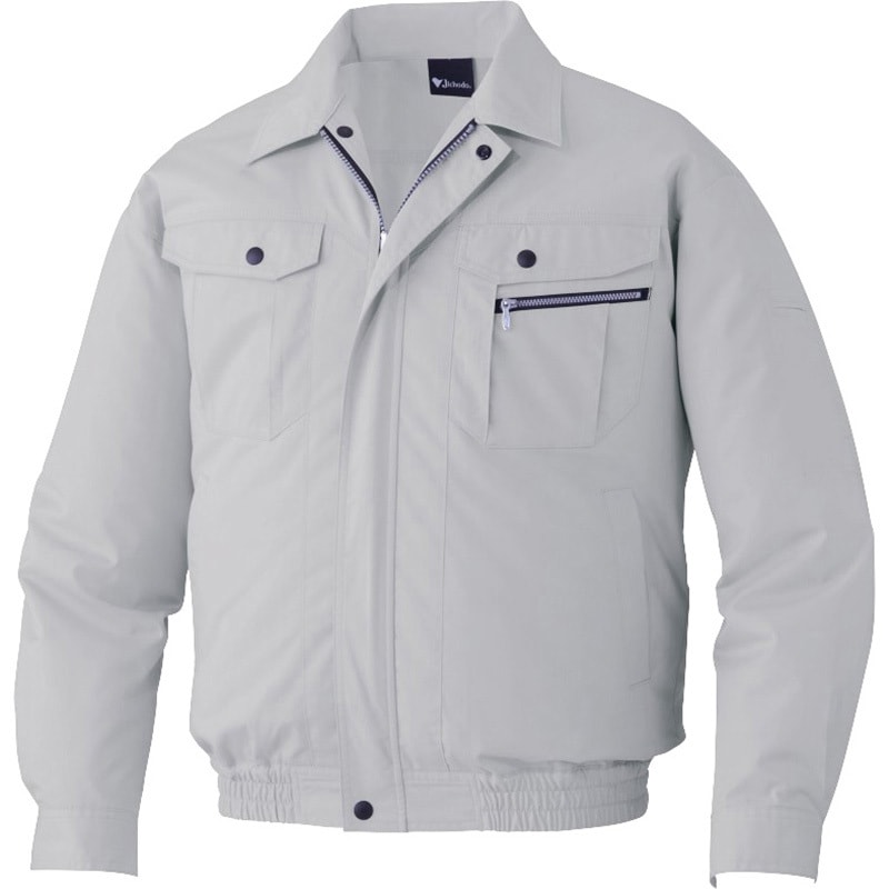 87040 空調服長袖ブルゾン 87040 (服のみ) 自重堂 シルバー色 サイズLL