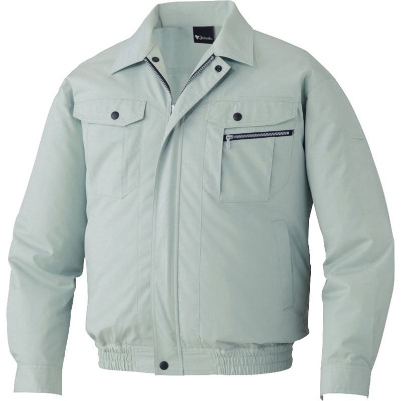 87040 空調服長袖ブルゾン 87040 (服のみ) 自重堂 アースグリーン色 サイズS