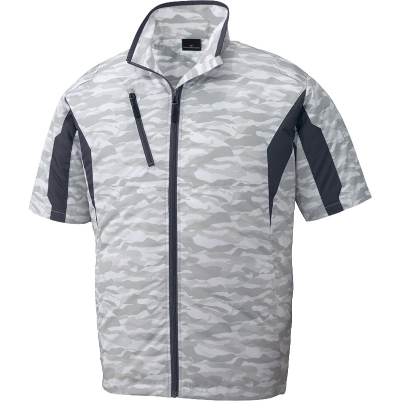 87070 空調服半袖ジャケット 87070 (服のみ) 自重堂 シルバーカモフラ