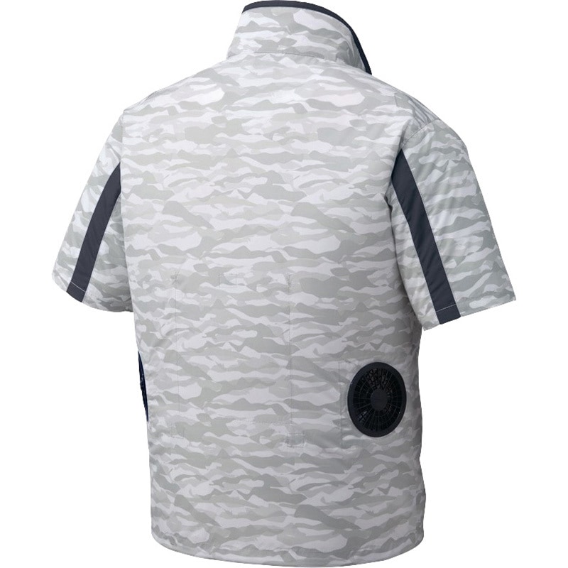 87070 空調服半袖ジャケット 87070 (服のみ) 自重堂 シルバーカモフラ