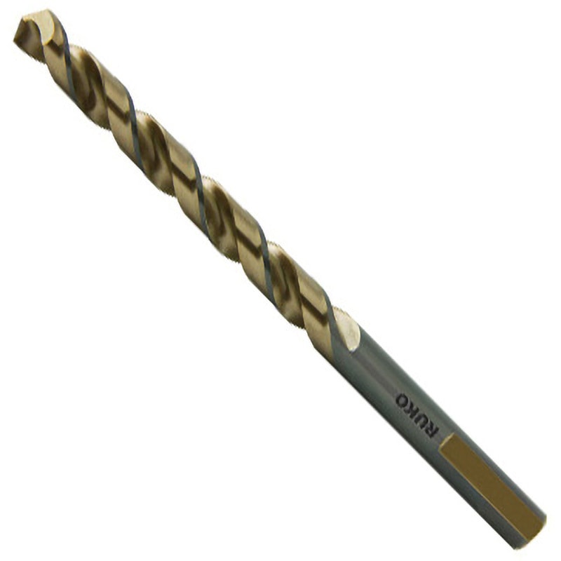 228100 鉄工ドリル HSSE コバルト5%入 RUKO ストレートシャンク ドリル径10mm全長133mm 1セット(10本)