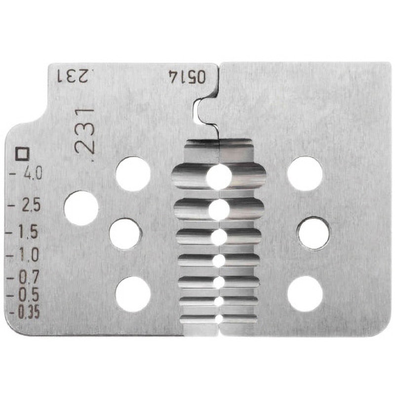 708 231 3 0 ヨーロッパサイズストリップ用替刃 RENNSTEIG(レンシュタイグ) 能力0.35/0.5/0.7/1/1.5/2.5/4mm<sup>2</sup>  708 231 3 0
