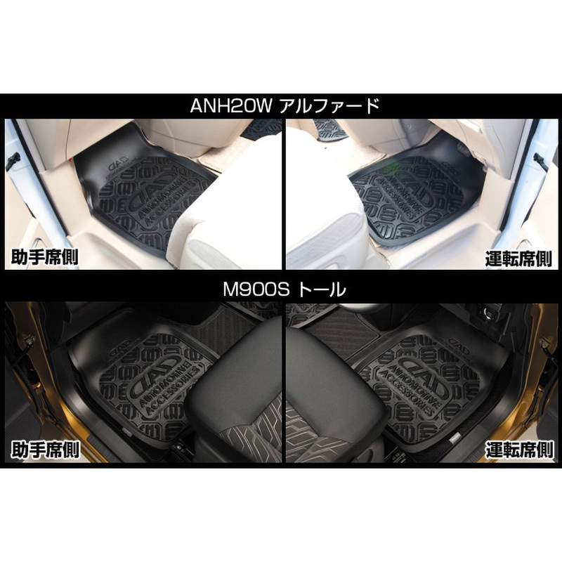 A059　ラバーマット　１-Ａ Amazon | ホンダ Nボックススラッシュ【JF1 JF2】 ラバーマット