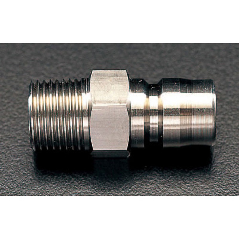 EA140AG-12 R1・1/2”雄ねじプラグ(中圧用/ステンレス製) エスコ 常用圧力3MPa