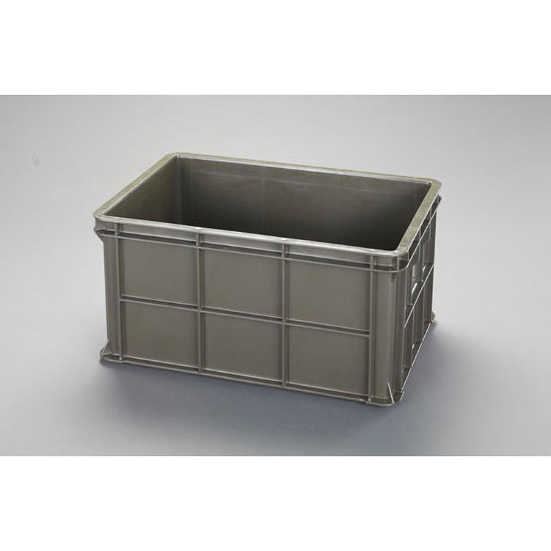 EA506AF-54 656x456x326mm/77．2Lコンテナ(OD色) エスコ スタッキング可 積み重ね可能