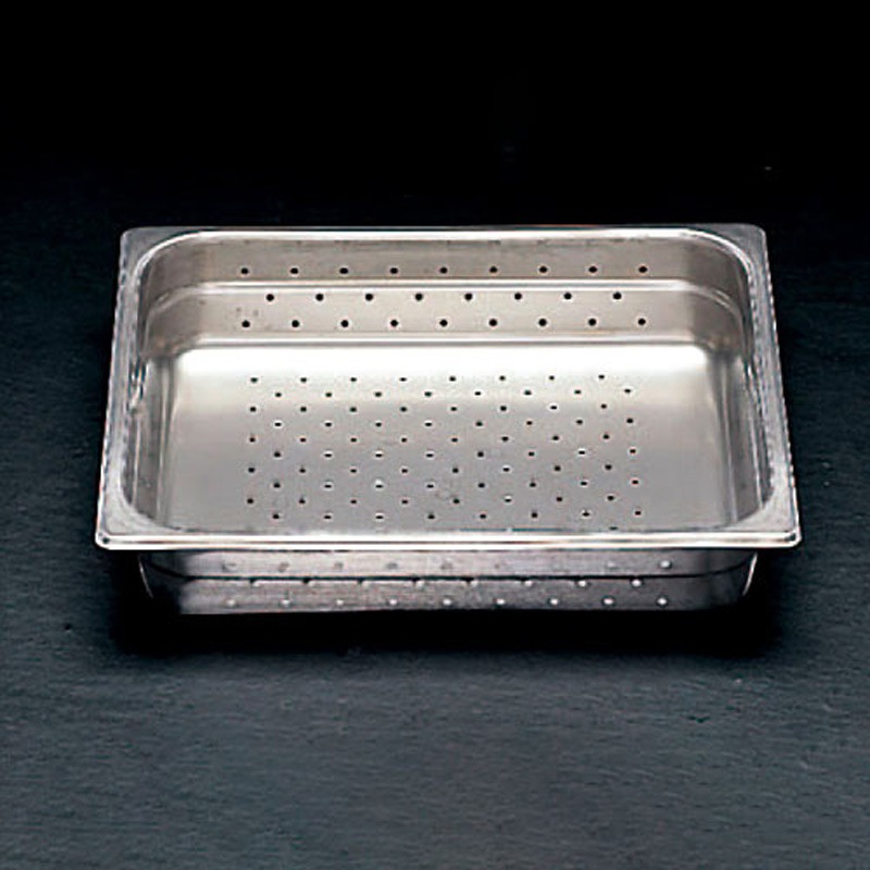 EA508S-142 325x265x100mm穴付トレー(ステンレス製) エスコ 容量6.0L 5,274円