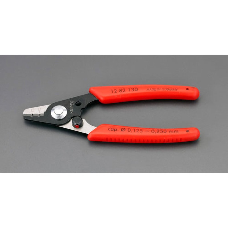 EA580KB-21 0．125-0．25mmワイヤーストリッパー(光ファイバー用) 1個 エスコ 【通販モノタロウ】