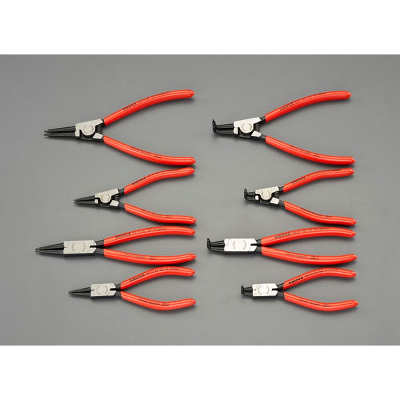 EA590-28 8本組スナップリングプライヤー 1個 エスコ 【通販モノタロウ】