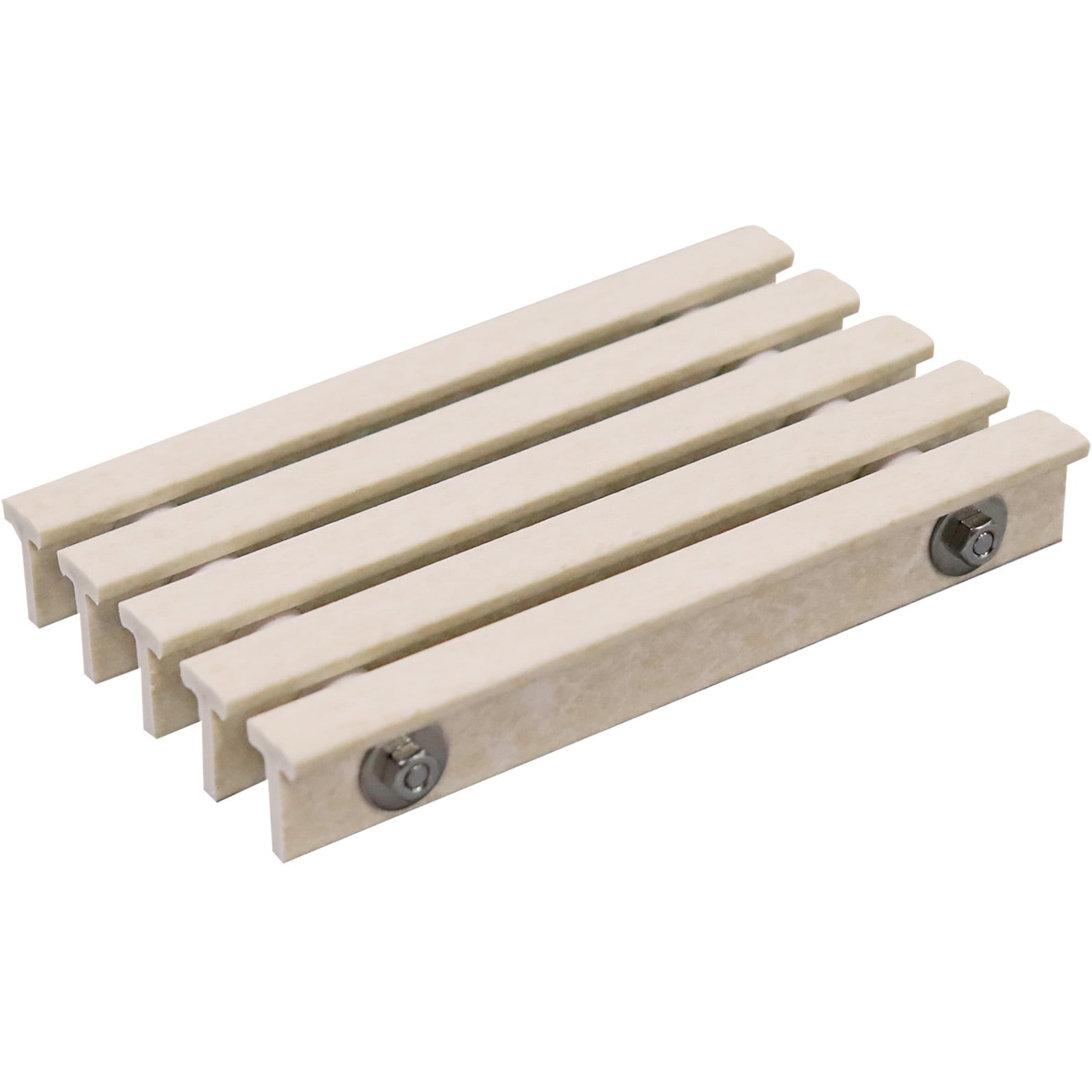 GNNJ-20W151-B 屋内外兼用ノンスリップ樹脂グレーチング フォルテ 順目タイプ(グレーチングのみ) シマブン 歩道用