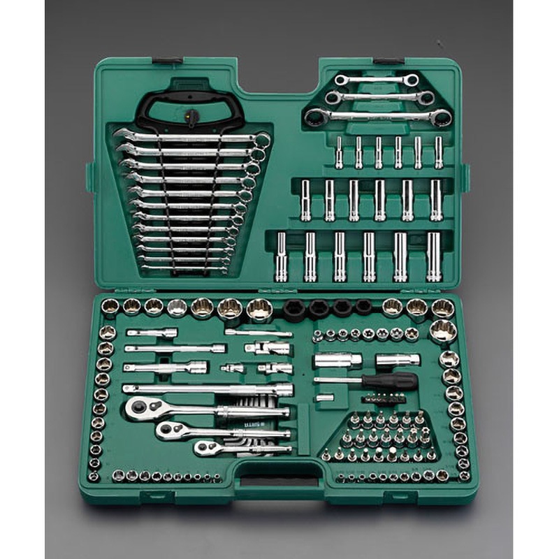 EA687DC-1 1/4”・3/8”・1/2”sqソケットレンチセット 1個 エスコ 【通販モノタロウ】