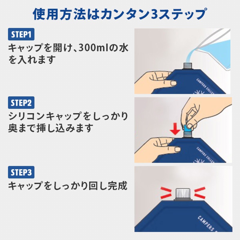 CIIS-300*24 キャンパーズコレクション 保冷剤 アイスインパクト
