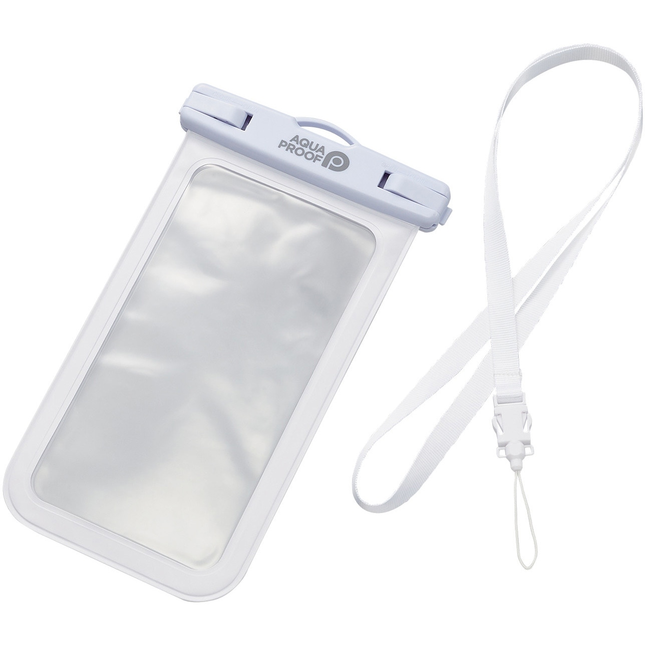 P-WPSN04WH スマホ防水ケース ～6.9インチ IPX8 (防水ケース×1