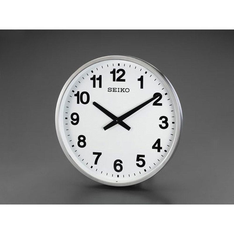 EA798CC-95 直径450mm[防雨]屋外用掛時計 エスコ アナログ