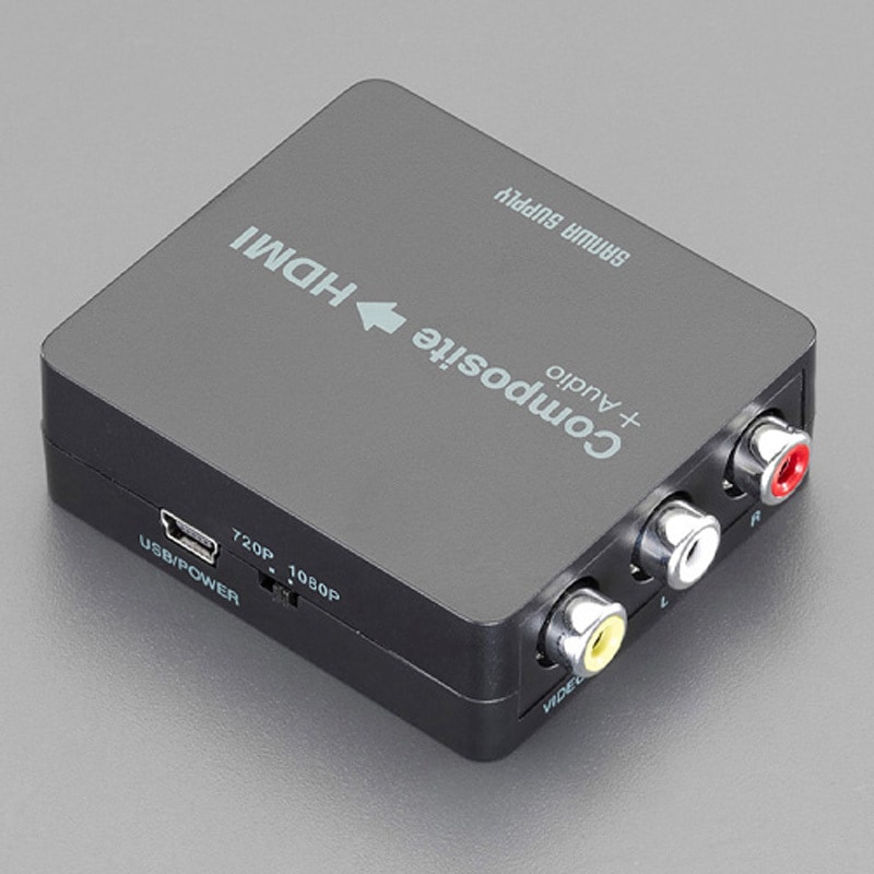 EA940P-94 (コンポジット-HDMI)変換コンバーター エスコ 60×55×20(T)mm