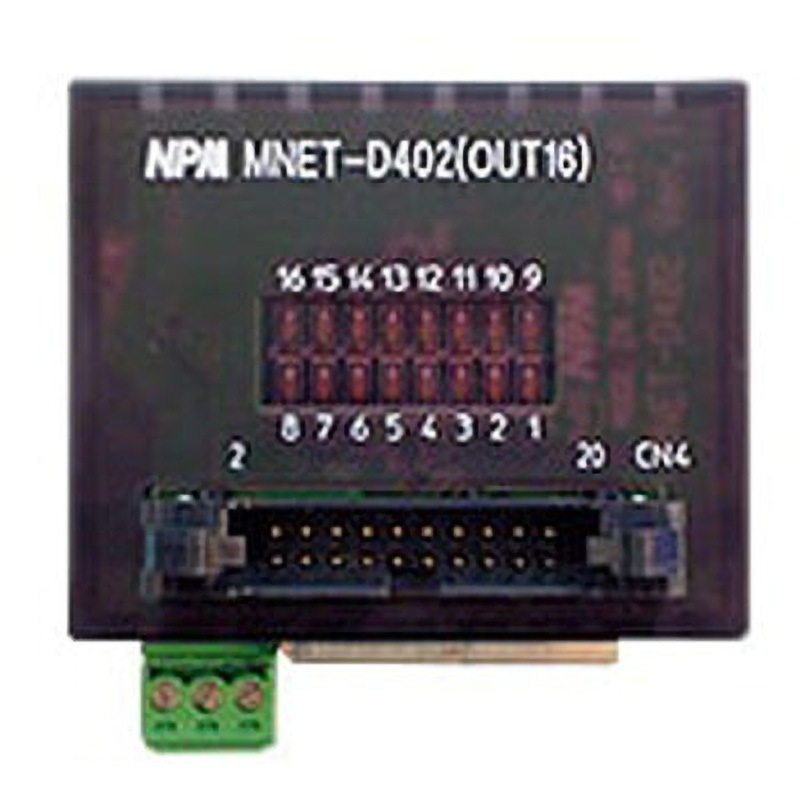 MNET-D402 モーションネット 非絶縁型出力ボード 16点出力 1個 日本パルスモーター 【通販モノタロウ】