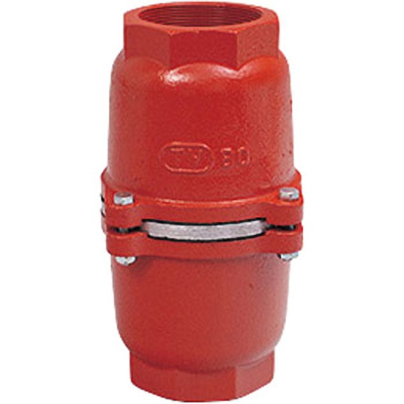 8 オール鋳鉄製 片開式フートバルブ 中間フート 捻込型 大阪継手バルブ ねじ込み形 25A