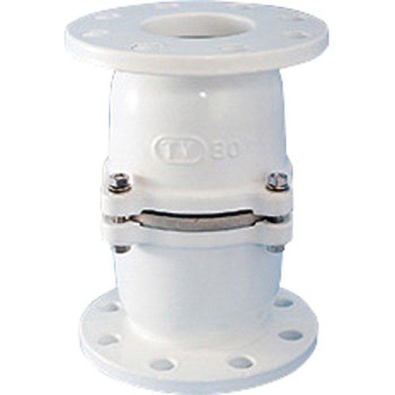 333 鋳鉄ライニングフートバルブ(弁座弁体部ステンレス) 中間フート FF10Kフランジ型 大阪継手バルブ 125A