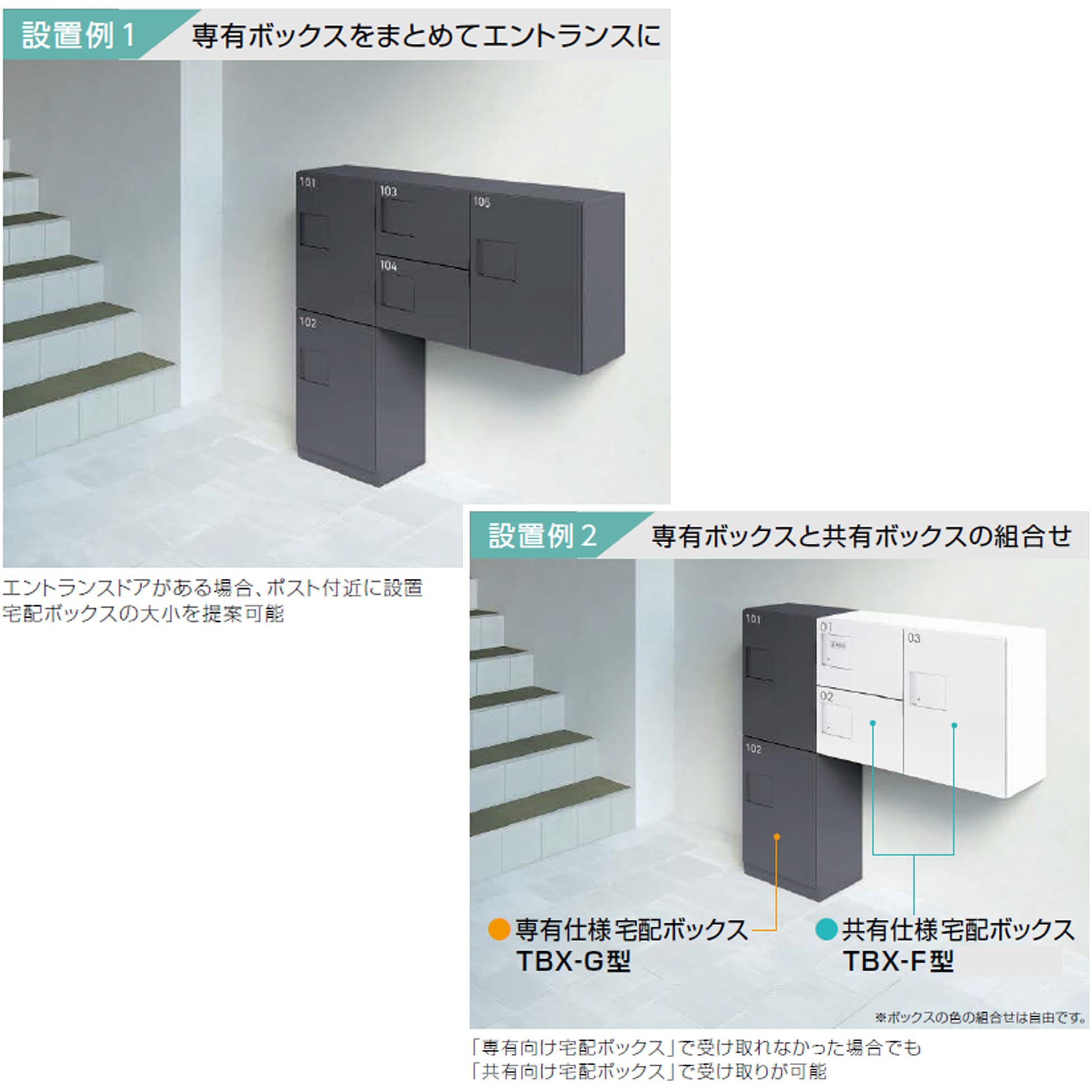 TBX-G1SS-G 宅配ボックス 専有仕様(SSサイズ) 1台 ダイケン 【通販