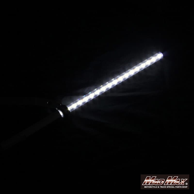 MM50-0467-01W オートバイ用 LED 旗棒 フラッグポール MAD MAX