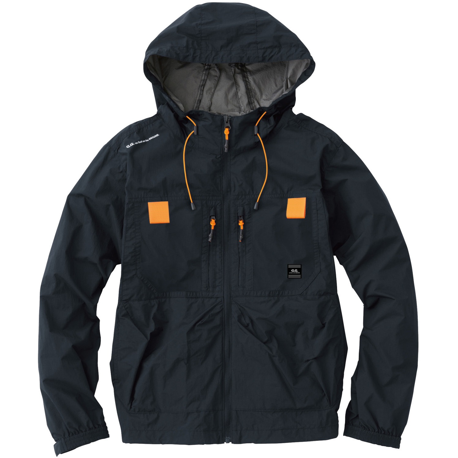 0309-00 EF用長袖ブルゾン G.G 服のみ ナイロン100% ブラック色 サイズM  0309-00