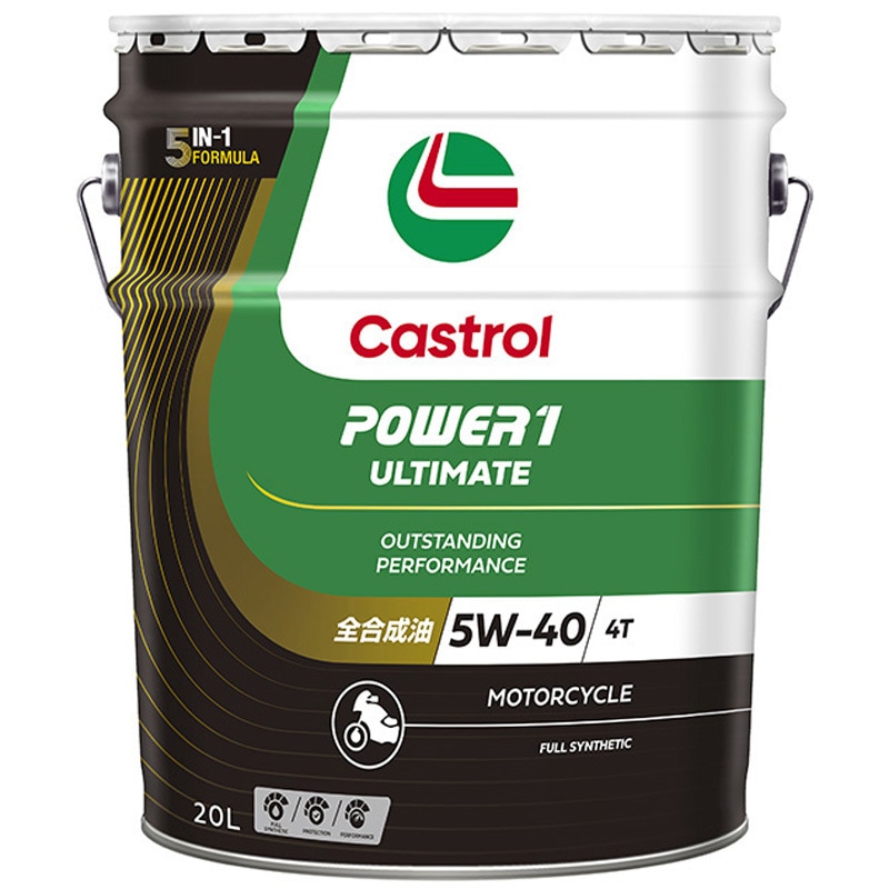 JASO MA 全合成油 POWER 1 ULTIMATE 4T 5W-40 1缶(20L