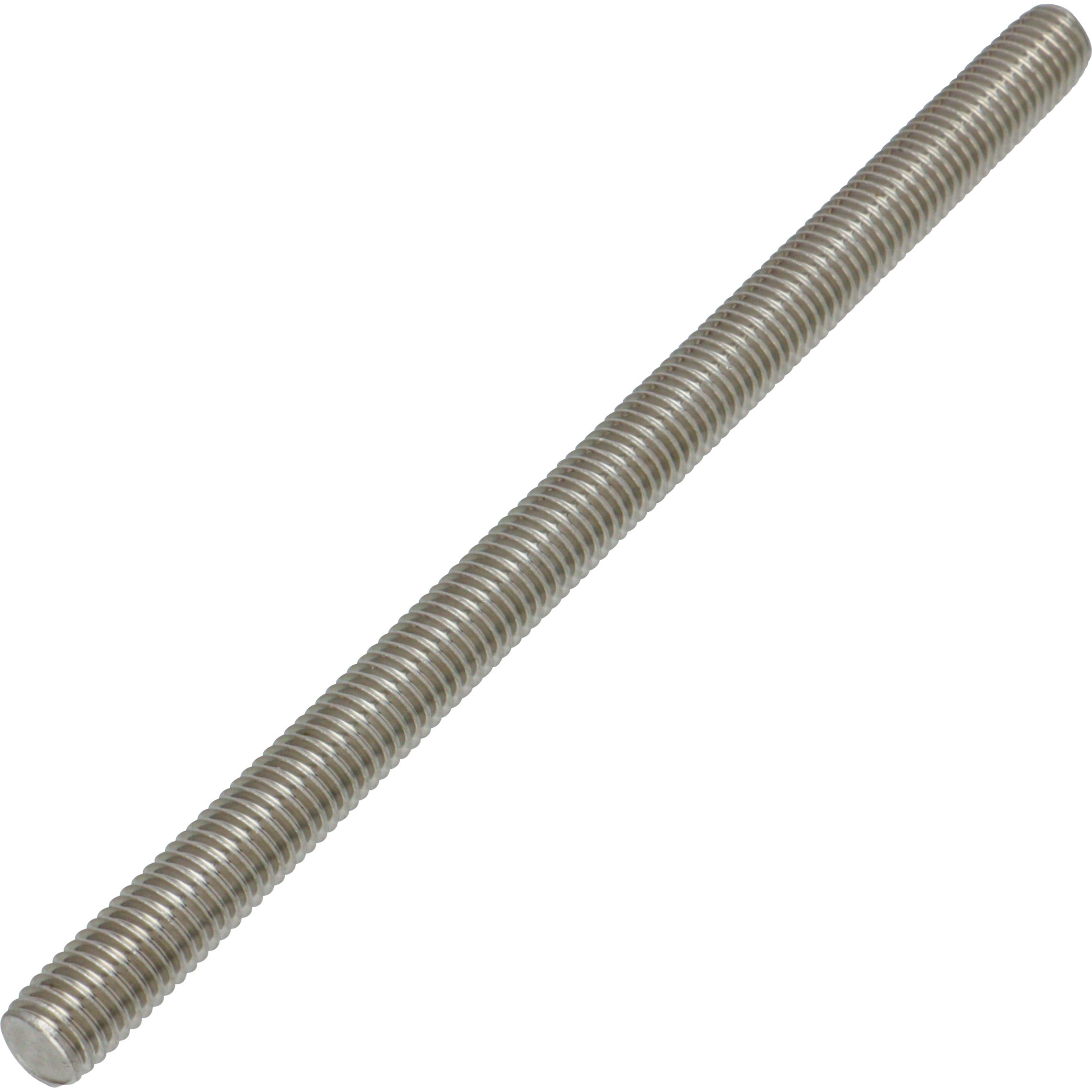 鉄 寸切(荒先) M12x330 生地 - ネジ・釘・金属素材