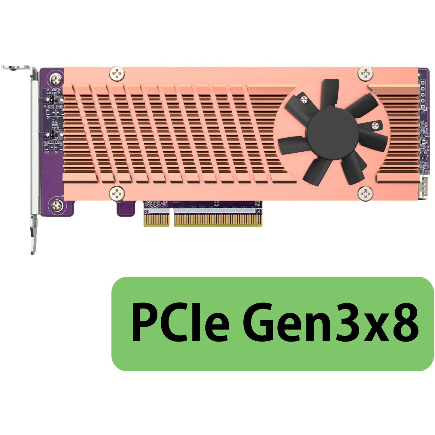 QM2-2P-384A/F QNAP 拡張カード 2×M.2 PCIe SSD (単体(HDD搭載 QM2-2P-384A/F QNAP 拡張カード 2×M.2 PCIe SSD (単体(HDD搭載
