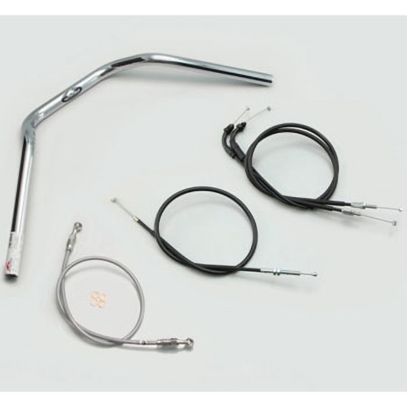 H032-046C ナロー2型 ハンドルSET ハリケーン クロームメッキ色   H032-046C