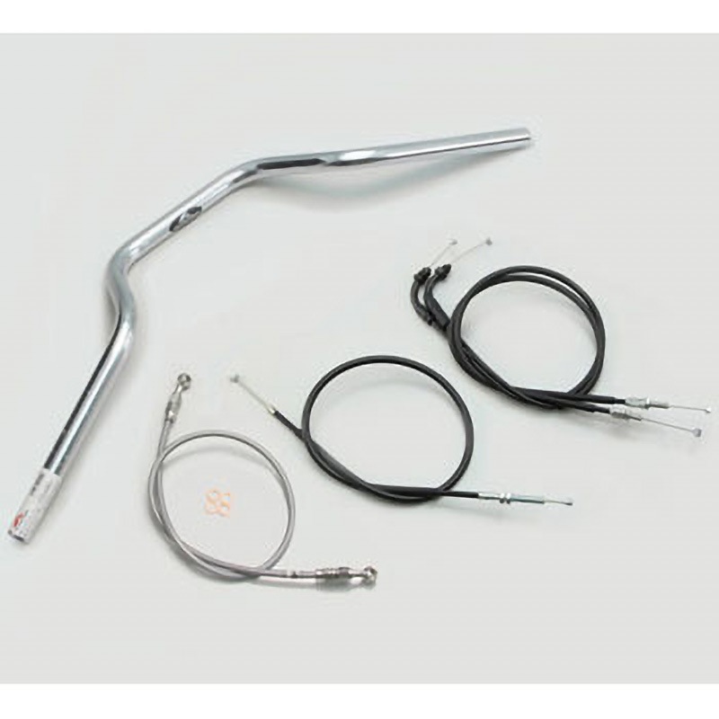 H032-072C ヨーロピアン3型 ハンドルSET ハリケーン クロームメッキ色   H032-072C